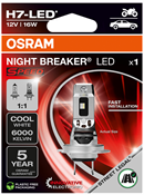 Osram H7 MC Night Breaker LED Speed  - ECE godkendt (1 stk.)